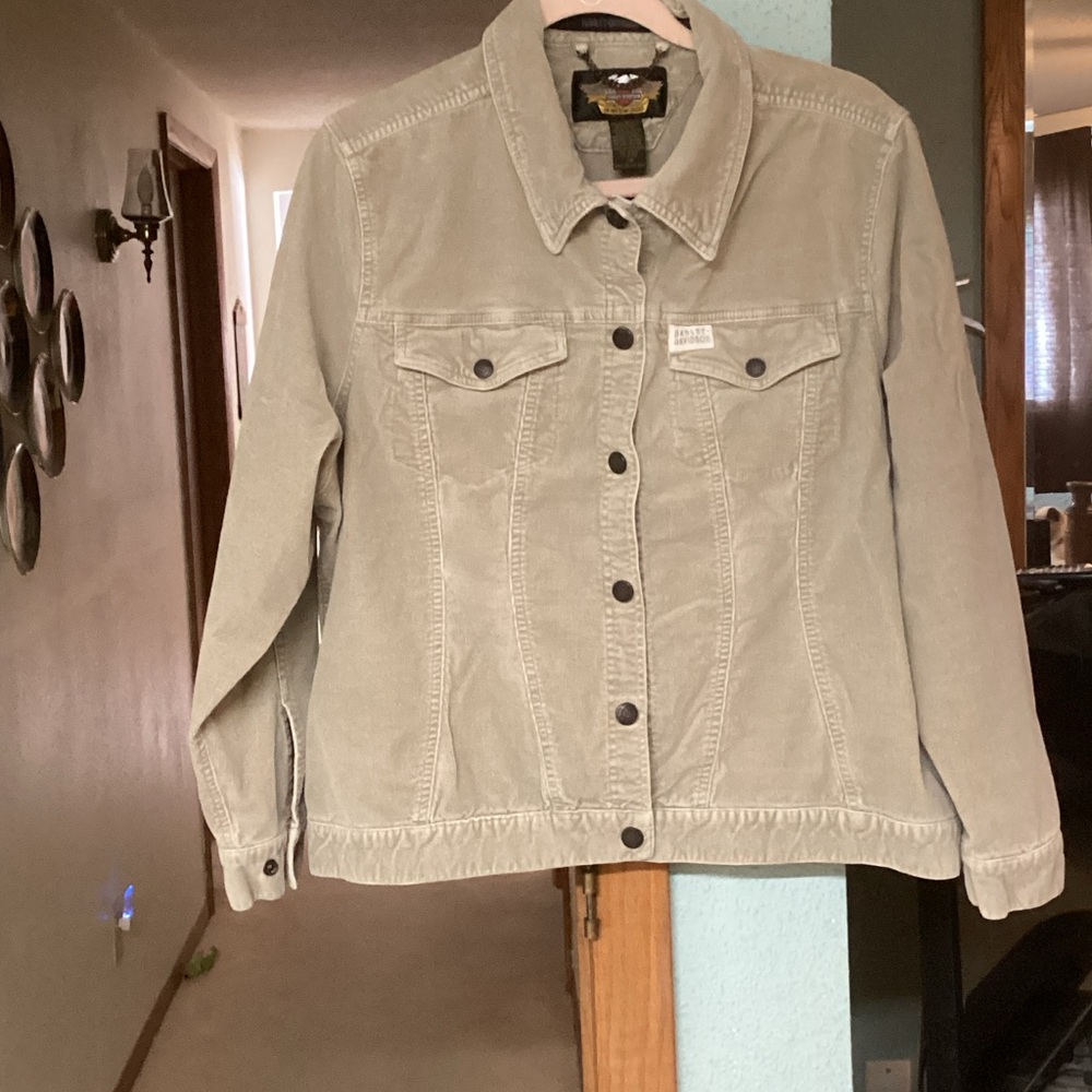 Harley-Davidson Women's Beige Jean Jacket